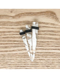 Ecarteur transparent effet marbre blanc 1pcs