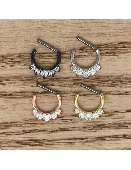 Septum titane pique brillant