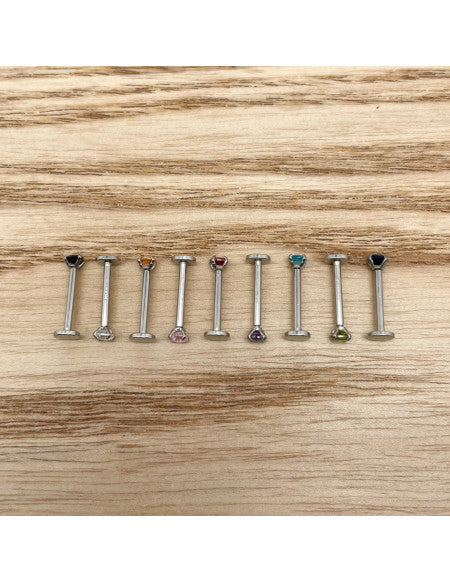 Barbell plateau argent brillant 3mm
