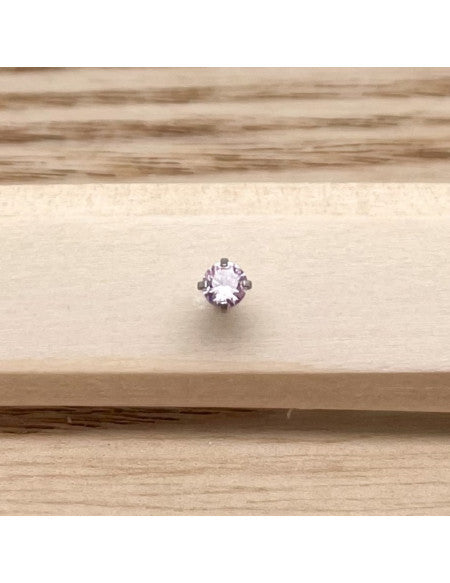 Barbell plateau argent brillant 3mm