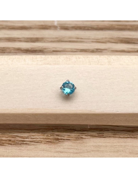 Barbell plateau argent brillant 3mm