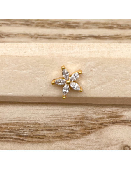 Barbell plateau 1.2/6 fleur brillant