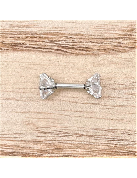 Barbell double brillant 1.2
