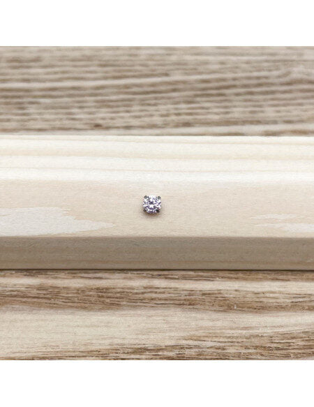 Piercing nez barbell angle brillant