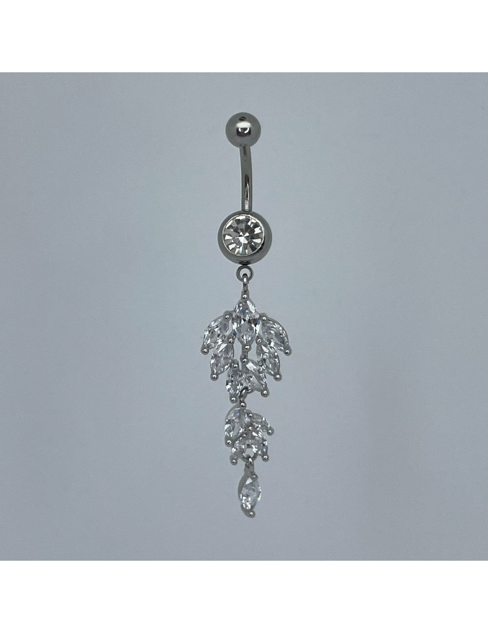 Nombril pendentif feuilles