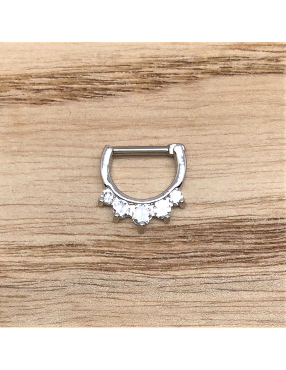 Septum titane pique brillant