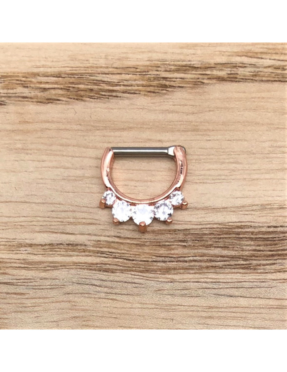 Septum titane pique brillant